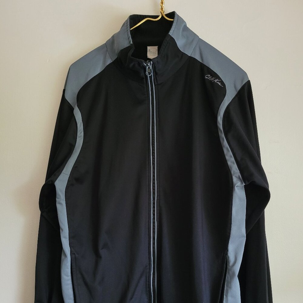Cliff Keen athletic Sport Jacket Unisex black long sleeve 2 pocket w/ zip
